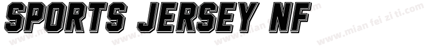 Sports Jersey NF字体转换